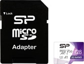 Superior Pro microSDXC SP128GBSTXDU3V20AB 128GB + адаптер