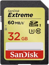 SanDisk Extreme SDHC UHS-I U3 Class 10 32GB (SDSDXN-032G-G46)