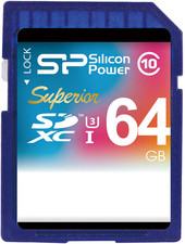 SDXC UHS-I U3 (Class 10) 64GB (SP064GBSDXCU3V10)