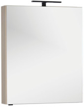 Шкаф с зеркалом Алвита 70 (ясень коимбра) [183246+178249]
