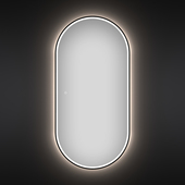 Зеркало с фронтальной LED-подсветкой 7 Rays' Spectrum 172201620, 55 х 100 см (с сенсором и регулировкой яркости освещения)