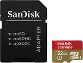 Extreme microSDHC 32GB UHS-I U3 (SDSDQXL-032G-GA4A)