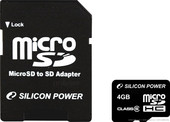 microSDHC (Class 6) 4 Гб (SP004GBSTH006V10-SP)
