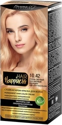 Hair Happiness Стойкая 10.42 очень светлый персиковый блондин