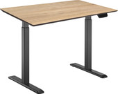 Wooden Electric Desk 1300х750х27 мм (дуб натуральный/черный)