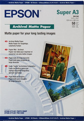 Archival Matte Paper A3+ 50 листов (C13S041340)