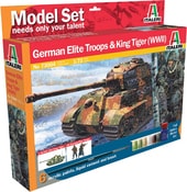 73004 King Tiger + German Infantry