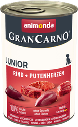 GranCarno Original Junior beef + turkey hearts 0.4 кг