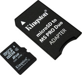 microSDHC (Class 4) 4GB + адаптер (SDC4/4GB-MSADPRR)