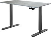 Manual Desk Spec. 1380x800x18 мм (бетон чикаго светло-серый/чер)