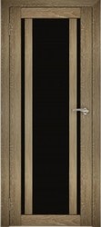 Амати 11 (ч) 60x200 (дуб шале-натуральный/черное стекло)