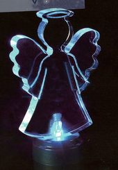 Ангел 2D на подставке, RGB [501-044]