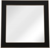 Зеркало Беатриче 80 (черный/патина золото)
