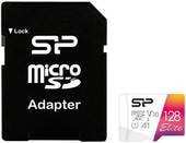 Elite microSDXC SP128GBSTXBV1V20SP 128GB (с адаптером)