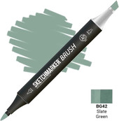 Brush Двусторонний BG42 SMB-BG42 (зеленый сланец)