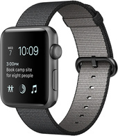 Watch Series 2 38mm Space Gray with Black Woven Nylon [MP052]