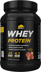 Whey Protein с витаминами и минералами (900г, клубника/банан)