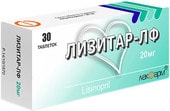 Лизитар-Лф, 20 мг, 30 табл.