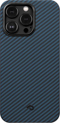 MagEZ Case 3 для iPhone 14 Pro Max (1500D twill, черный/синий)