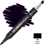 Brush Двусторонний VB SMB-VB (фиолетовый/черный)