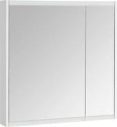 Шкаф с зеркалом Нортон 80 1A249202NT010 (белый)