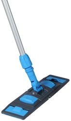 Flat Mop Microfiber (синий корпус/зеленая ручка)