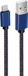 041652 USB Type A - Lighting (1.2 м, синий)