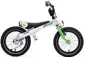 Беговел-велосипед 2 в 1 14 (зеленый)
