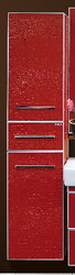 Шкаф-пенал Гранд Luxe - 35 подвесной красный Croco