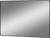 Зеркало Amer Led 120x70 (с бесконтактным сенсором, черный, нейтральная подсветка)