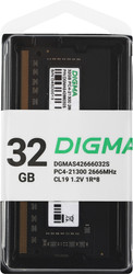 32ГБ DDR4 SODIMM 2666 МГц DGMAS42666032S