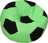 Мяч экокожа (салатовый/черный, L, smart balls)
