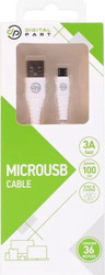 MC-302 USB Type-A - microUSB (1 м, белый)