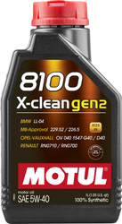 8100 X-clean gen2 5W-40 1л