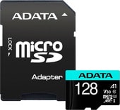 Premier Pro AUSDX128GUI3V30SA2-RA1 microSDXC 128GB (с адаптером)