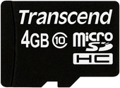 microSDHC (Class 10) 4GB (TS4GUSDC10)