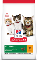 Science Plan для котят для здорового роста и развития, с курицей 3 кг