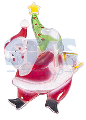 Санта Клаус с елочкой на присоске [501-025]