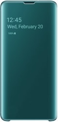 Clear View Cover для Samsung Galaxy S10 (зеленый)