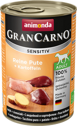 GranCarno Sensitiv Adult pure turkey + potatoes 0.8 кг