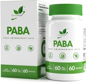 Парааминобензойная кислота (PABA), 60 капсул
