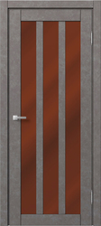 Dominika Loft 403 50x200 (бетон серый/лакобель коричневый)