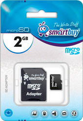 microSD 2 Гб + SD адаптер (SB2GBSD-01)