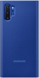 Clear View Cover для Samsung Note10 Plus (синий)