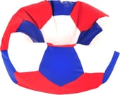 Мяч экокожа (красный/синий/белый, XXXL, smart balls)