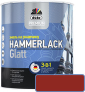 Hammerlack на ржавчину гладкая RAL3005 (2 л, винно-красный)