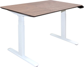 Wooden Unique Ergo Desk 1300х750х27 мм (дуб мореный/белый)