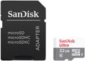 Ultra microSDHC SDSQUNR-032G-GN3MA 32GB (с адаптером)