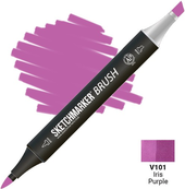 Brush Двусторонний V101 SMB-V101 (фиолетовый ирис)
