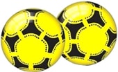 Футбол 23 см DS-PV-004 (желтый)